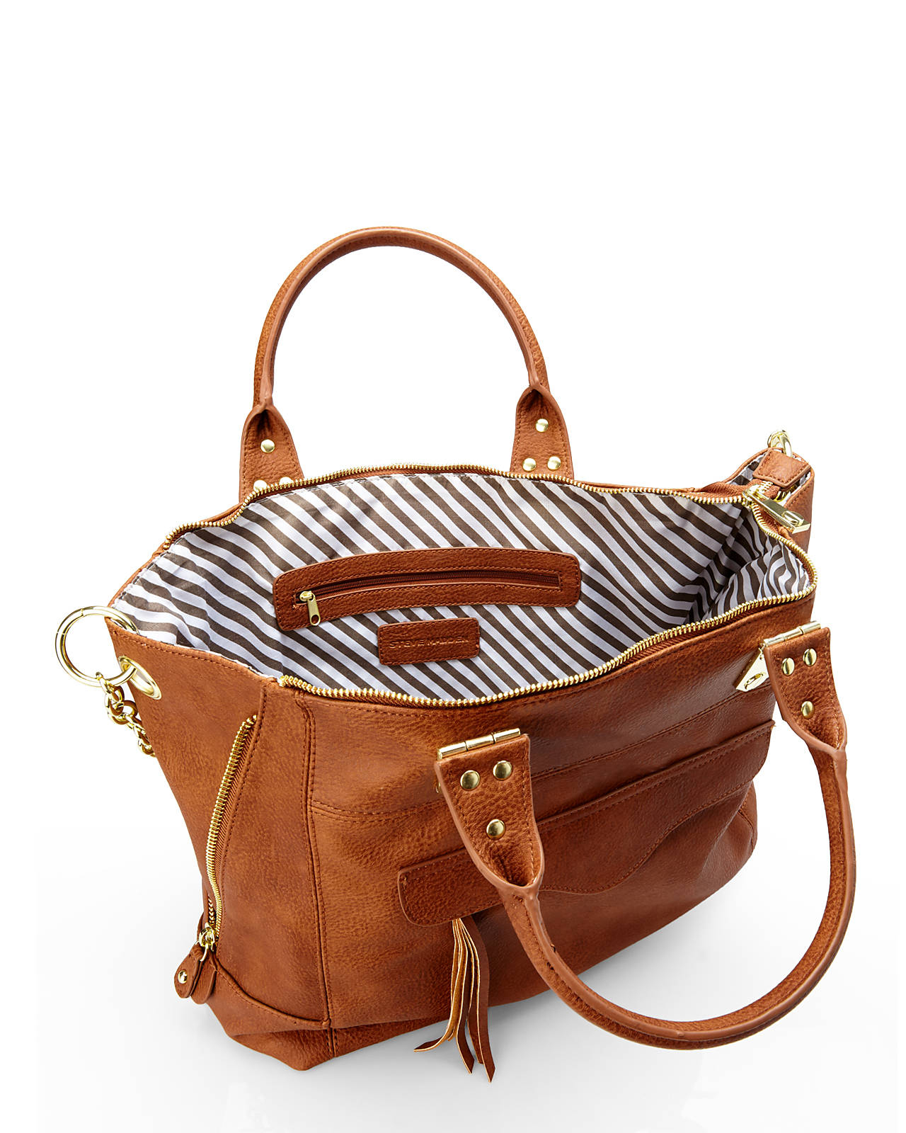Lyst Steve Madden Cognac B Stellar Convertible Tote In Brown Gallery