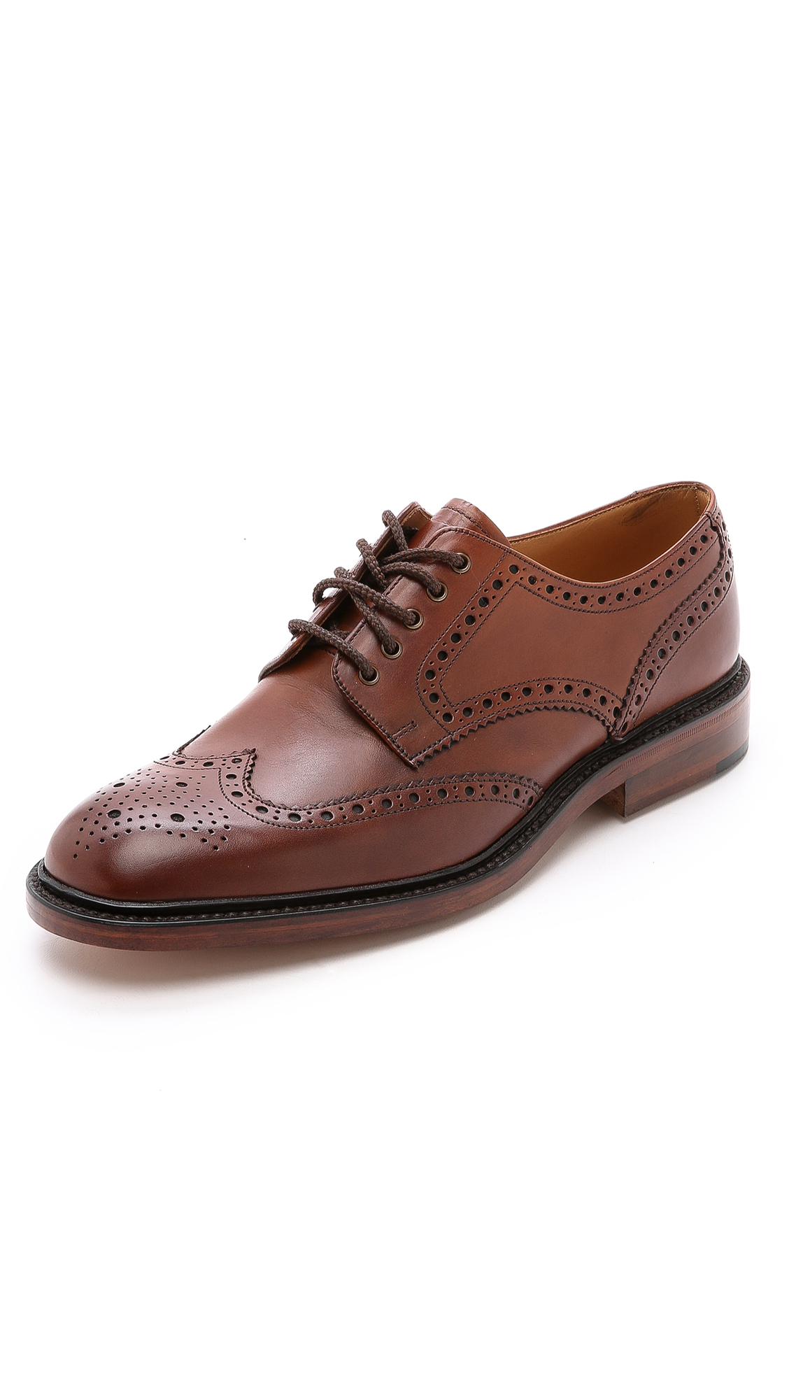 mens brown wing tips