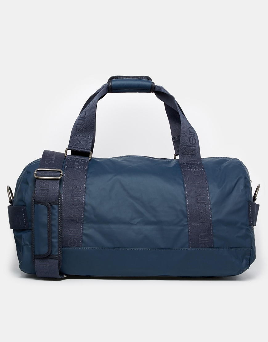 Calvin Klein Duffle Bag in Blue for Men | Lyst