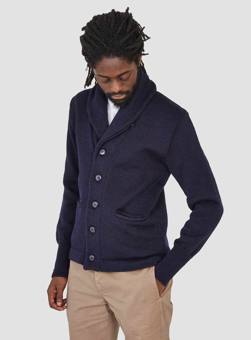 North Sea Clothing  Expedition Cardigan  Navy in Blue for 