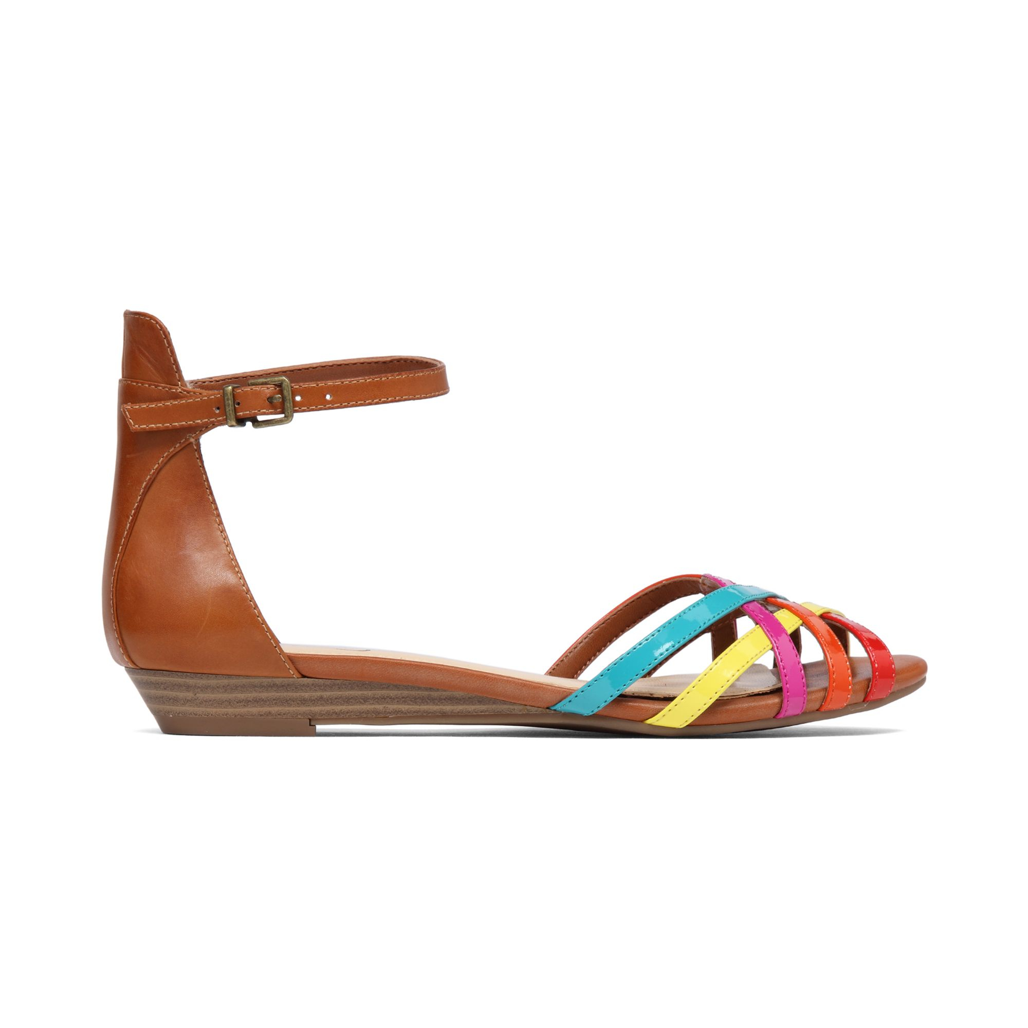 Lyst - Jessica Simpson Essty Strappy Ankle Strap Sandals in Brown