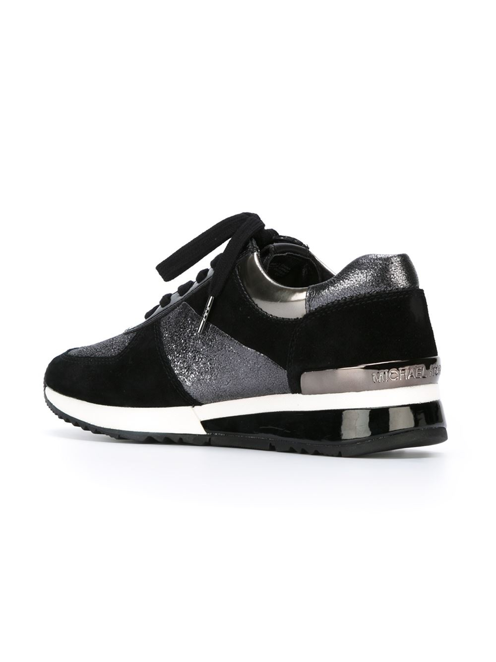 Lyst - Michael Michael Kors Panelled Sneakers in Black