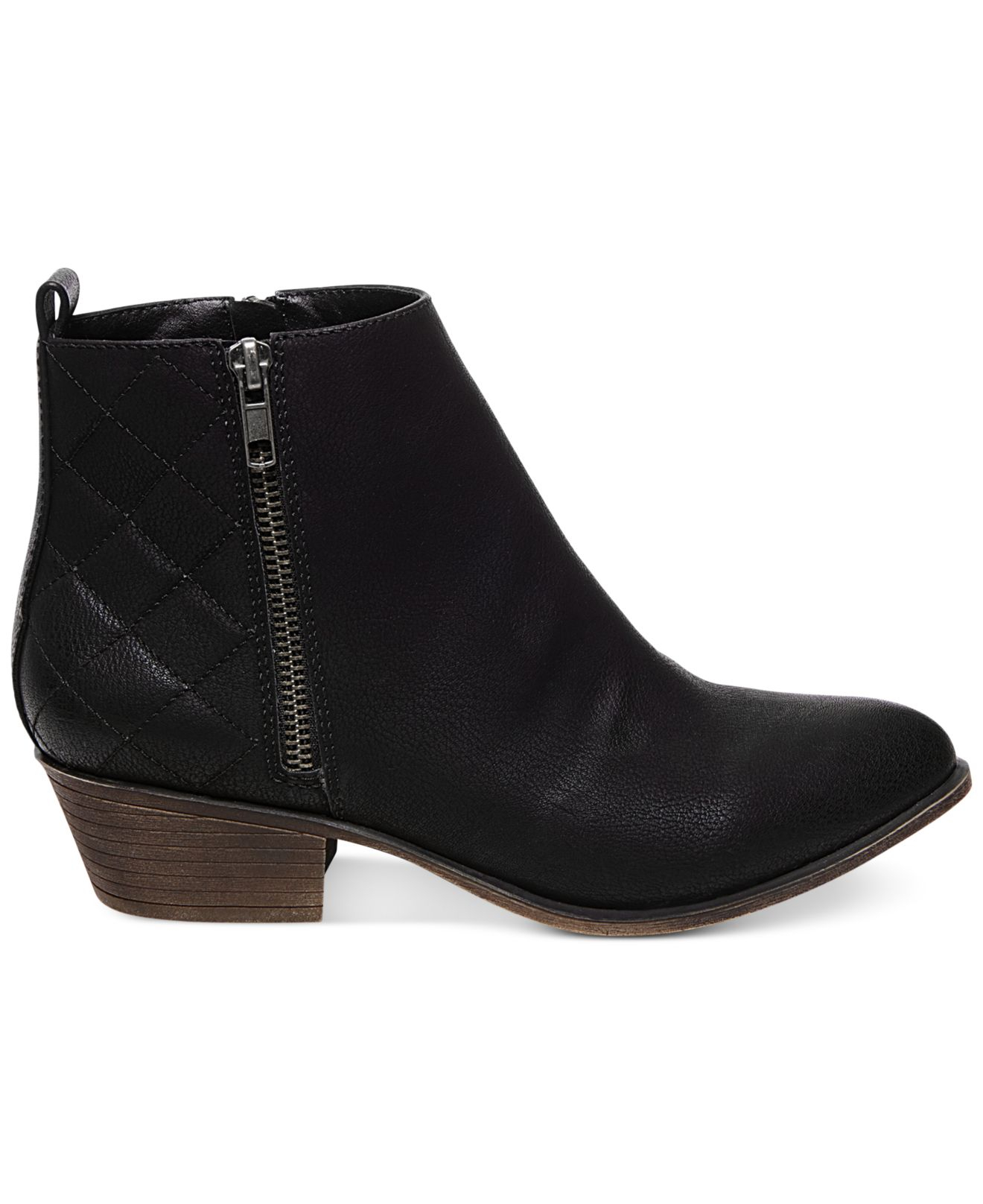 Madden girl Holywood Quilted Booties in Black Lyst