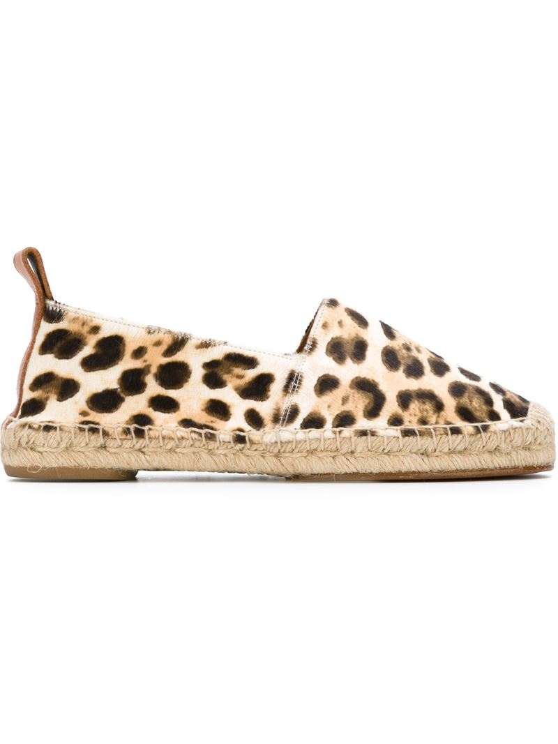 Lyst - Chloé Isa Leopard-Print Espadrilles