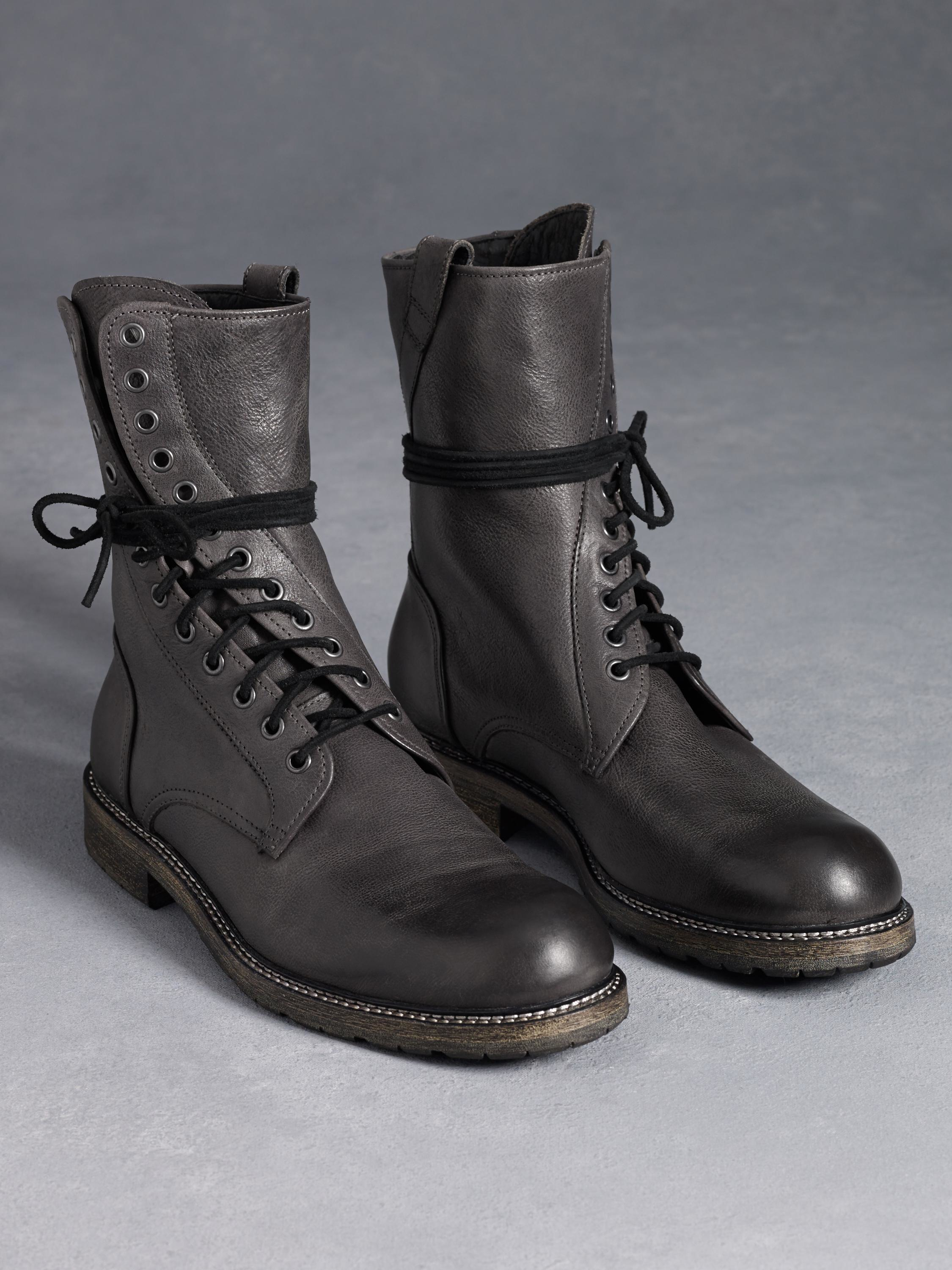 Lyst John Varvatos Strummer Twisted Lace Boot in Gray for Men