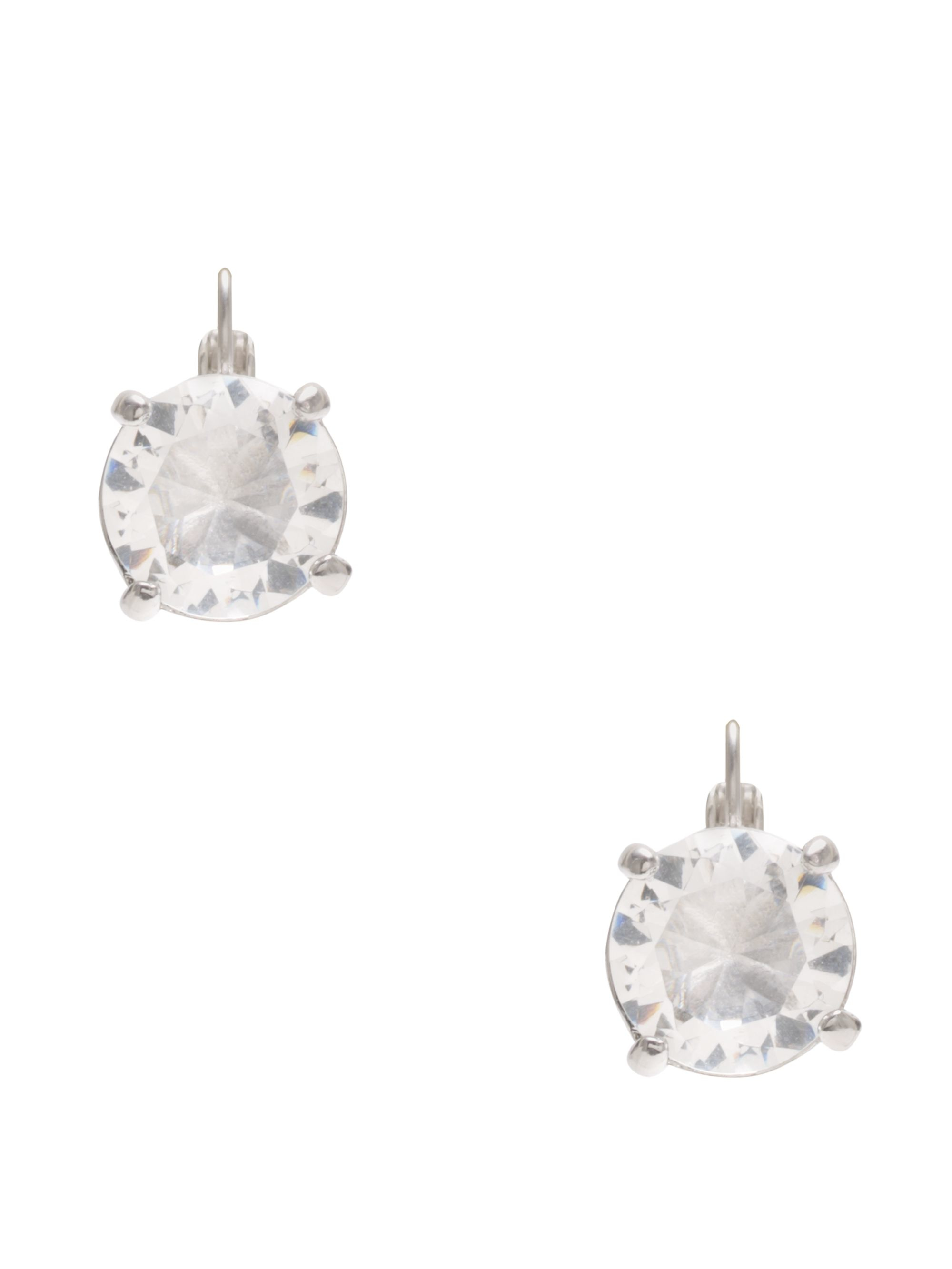 Lyst Kate Spade New York Round Leverback Earrings In Pink Gallery