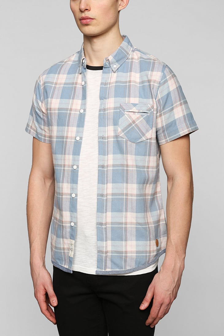 mens pastel plaid shirt