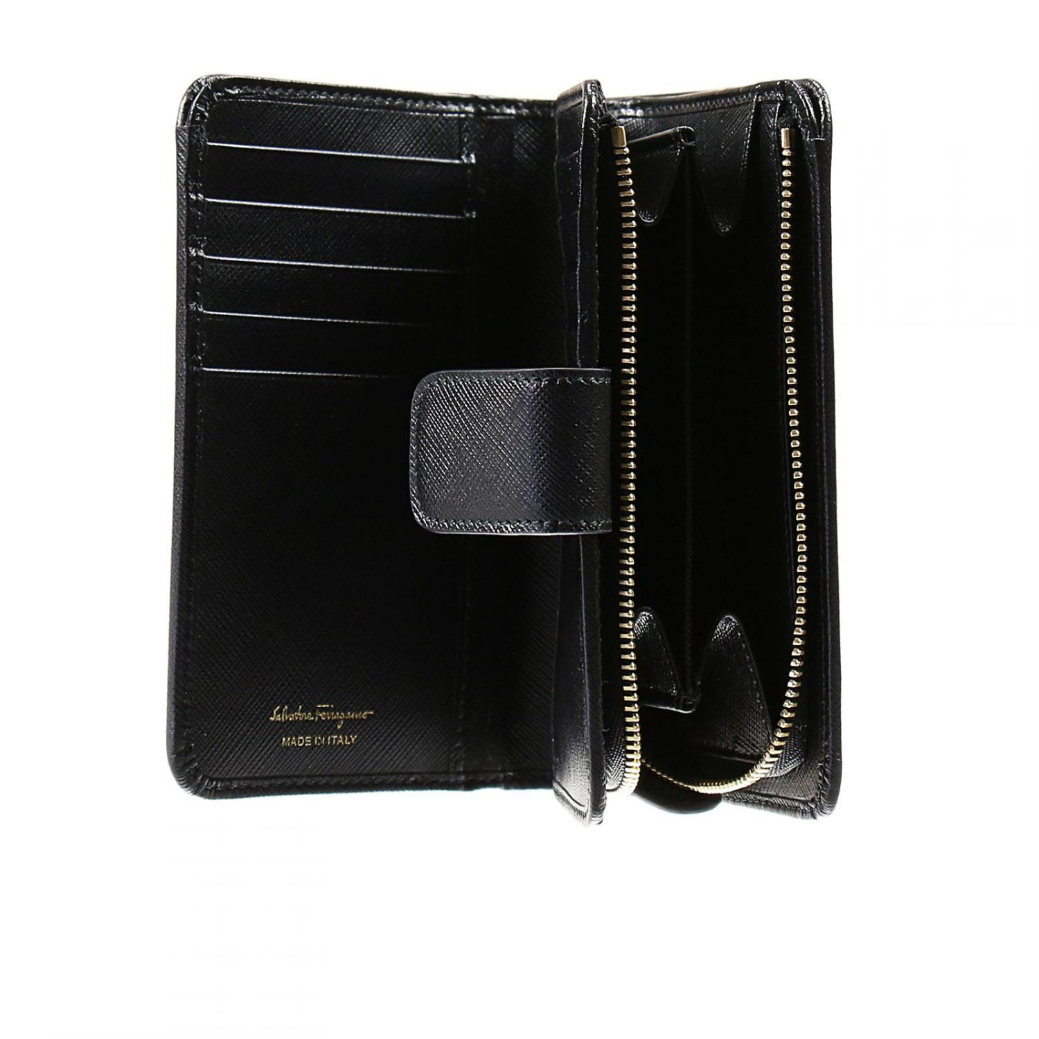 Lyst - Ferragamo Wallet in Black