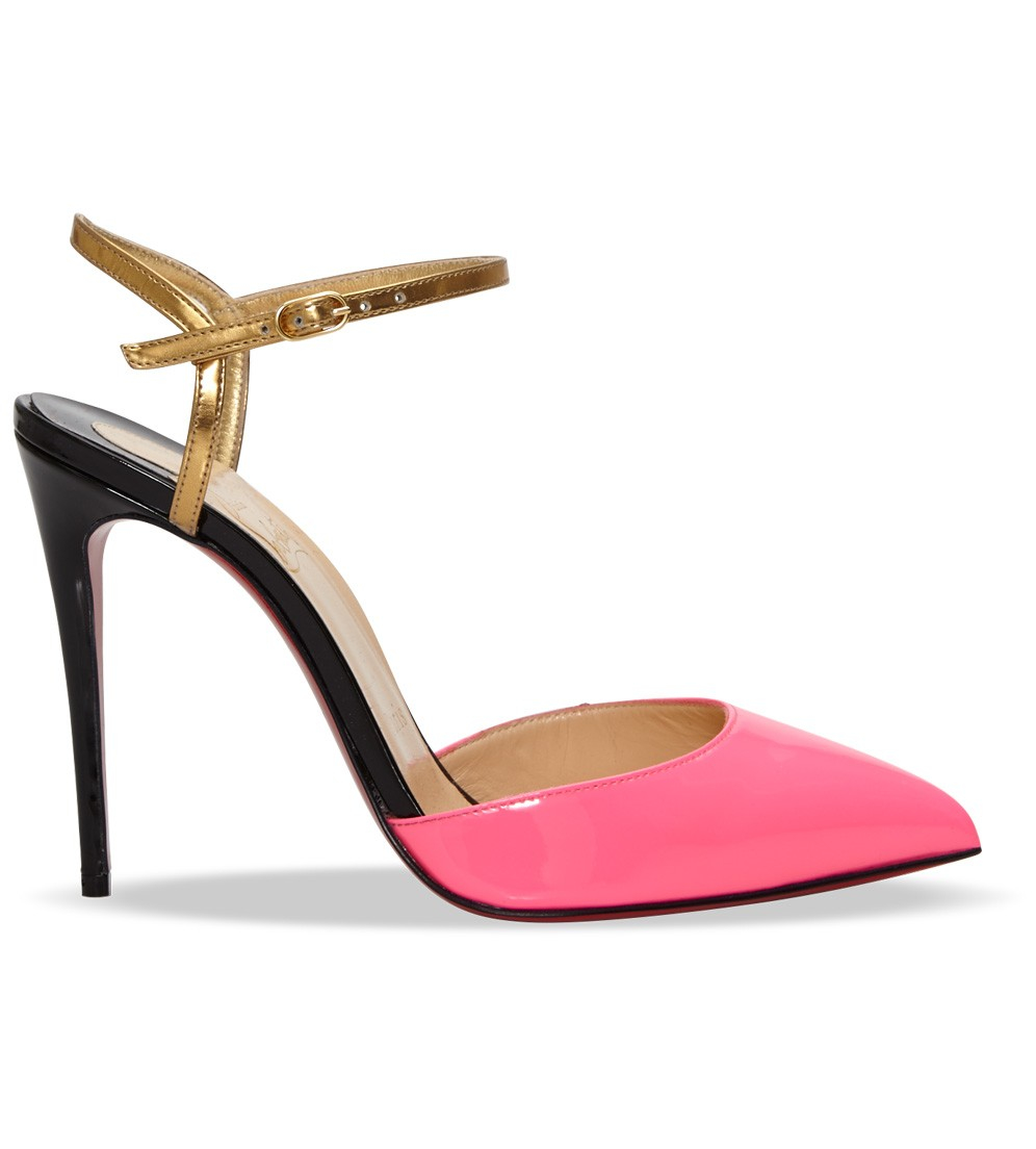 Lyst - Christian Louboutin Rivierina Pink Ankle Strap Heel in Pink