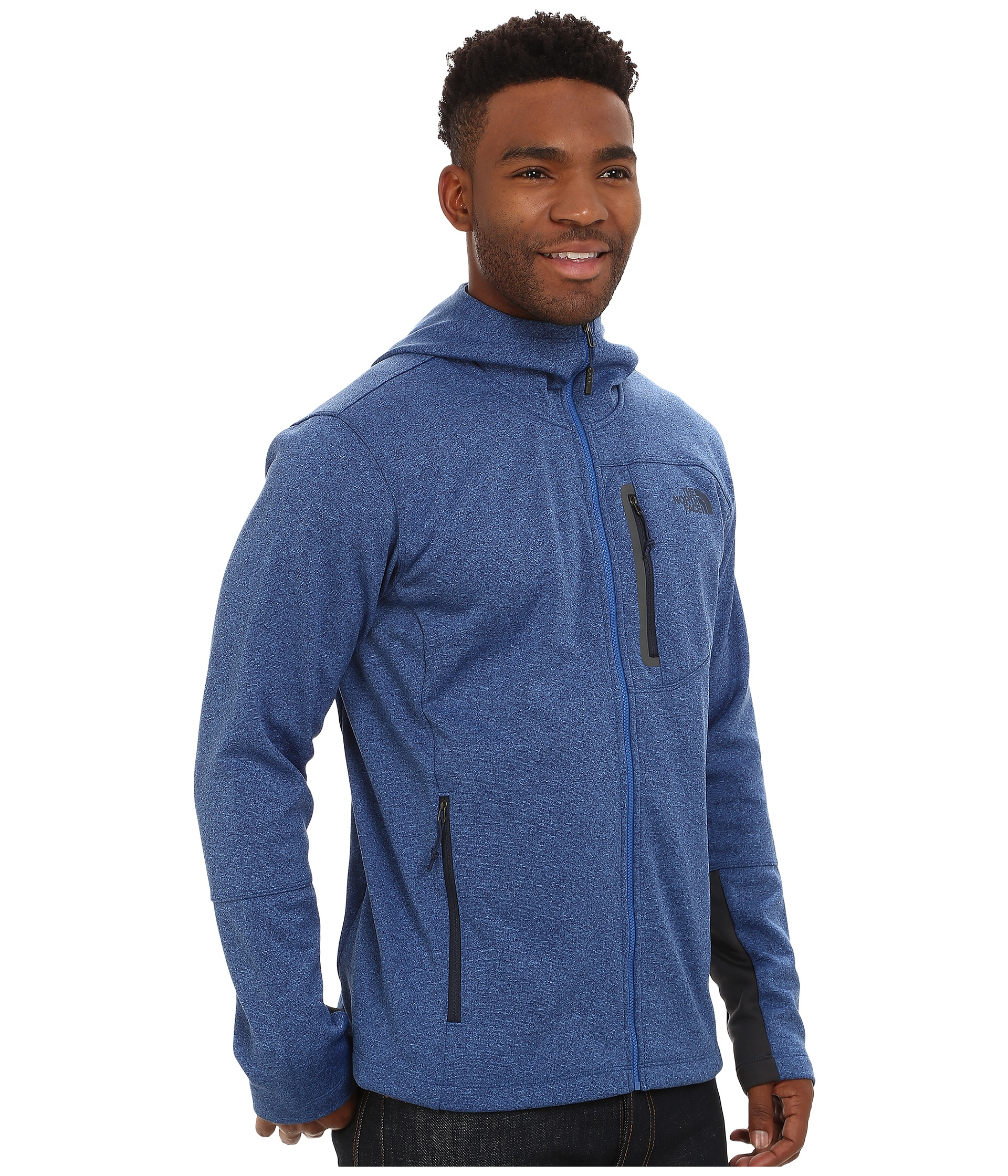 north face mens hoodie canyonland heather