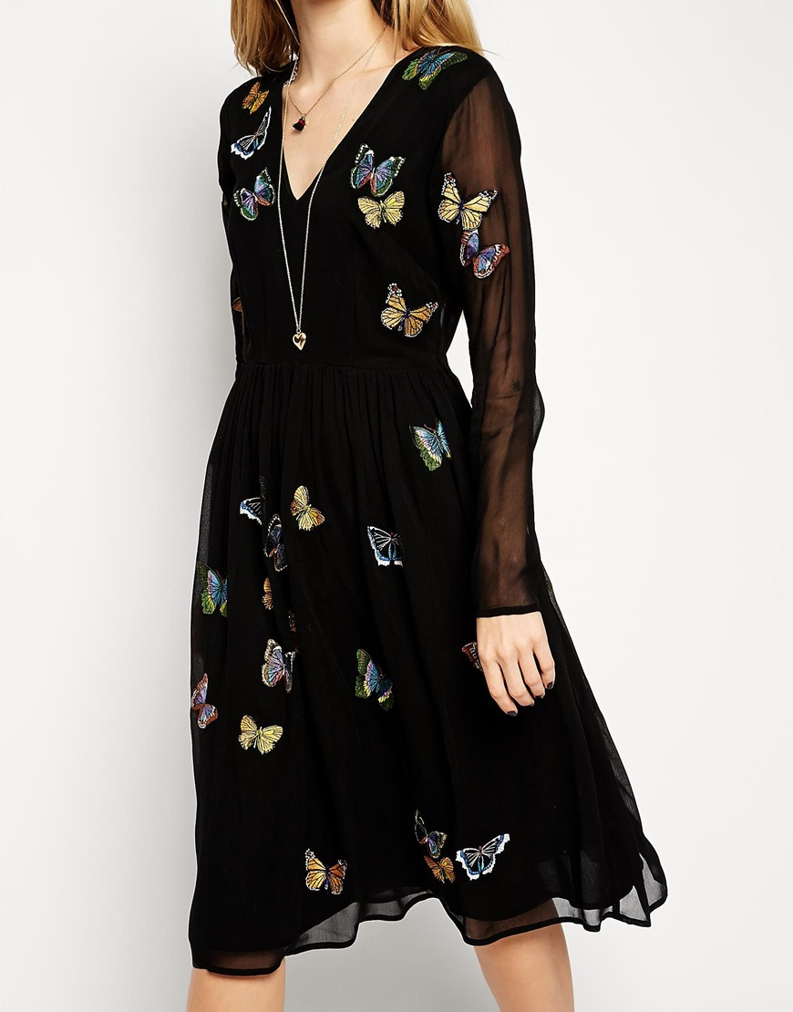 Butterfly Midi Dress