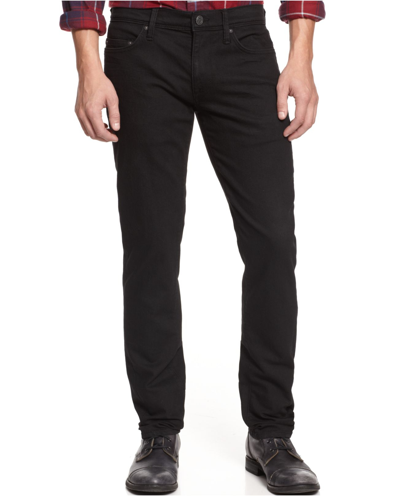 Lyst - Dkny Dkny Williamsburg Black-wash Skinny Fit Jeans in Black for Men