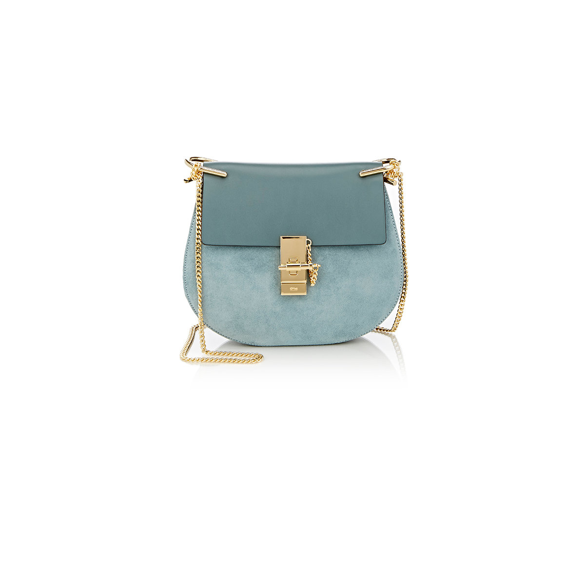 Chlo Drew Small Crossbody in Blue | Lyst