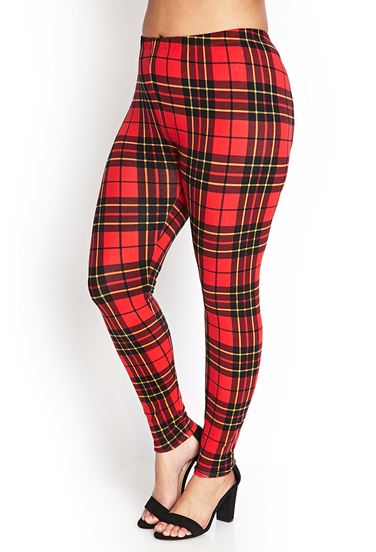 tartan jeggings