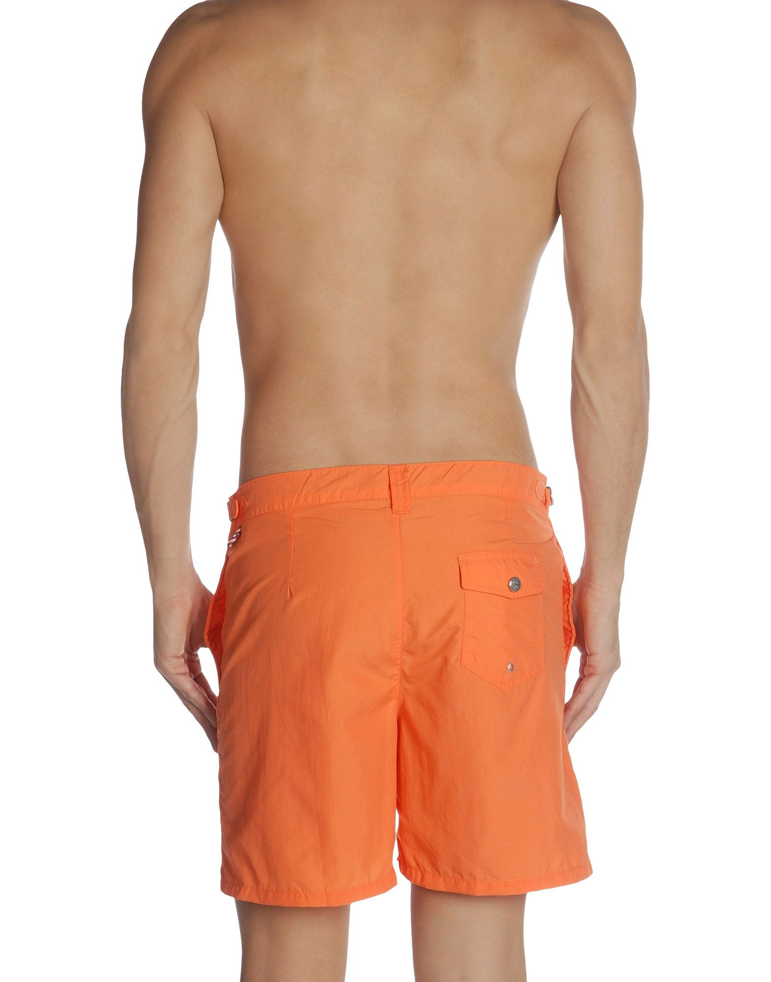 Lyst - Swim-ology Swimming Trunks in Orange for Men
