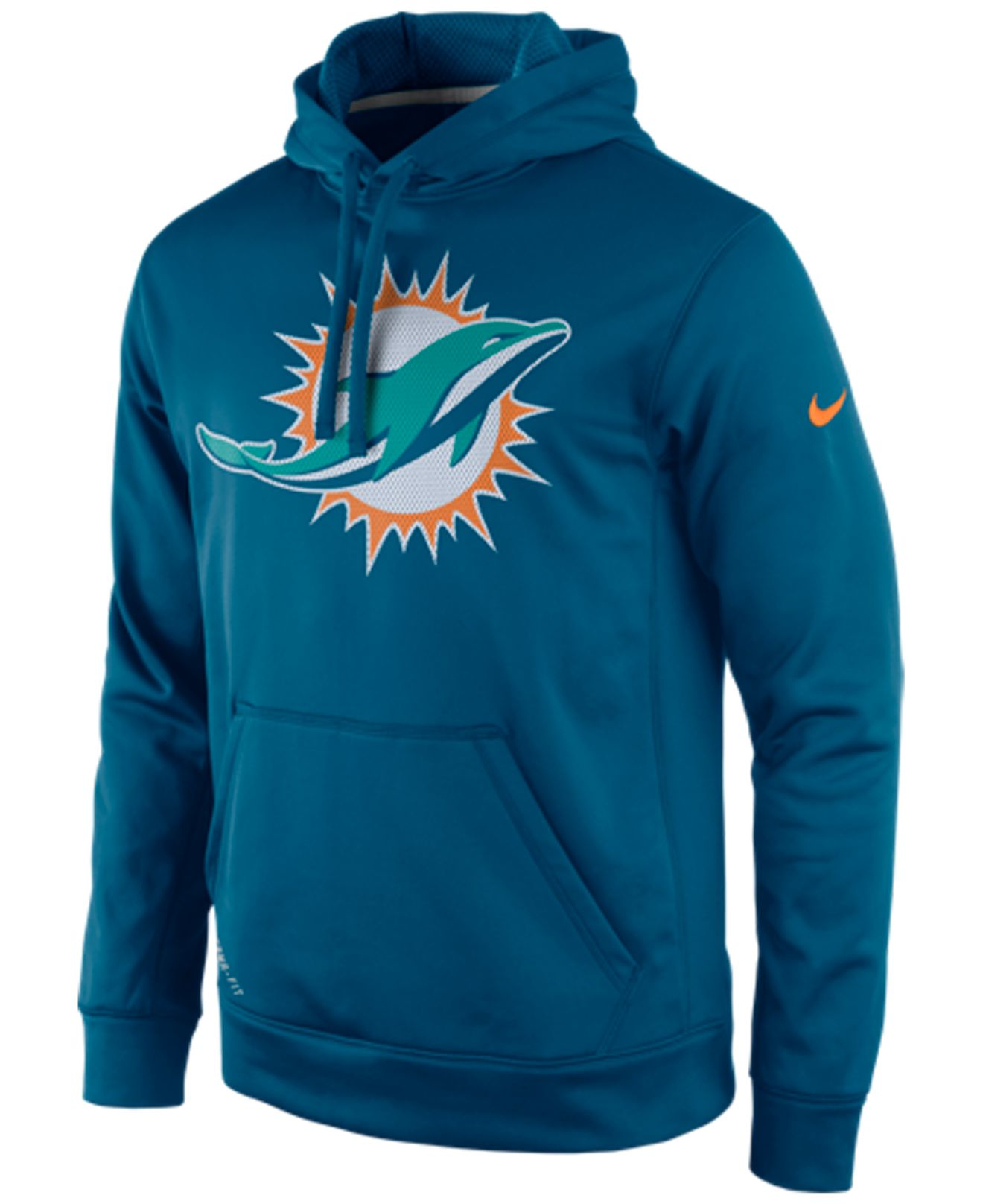 Nike Men's Miami Dolphins Practice Performance Po Hoodie in Blue for ...