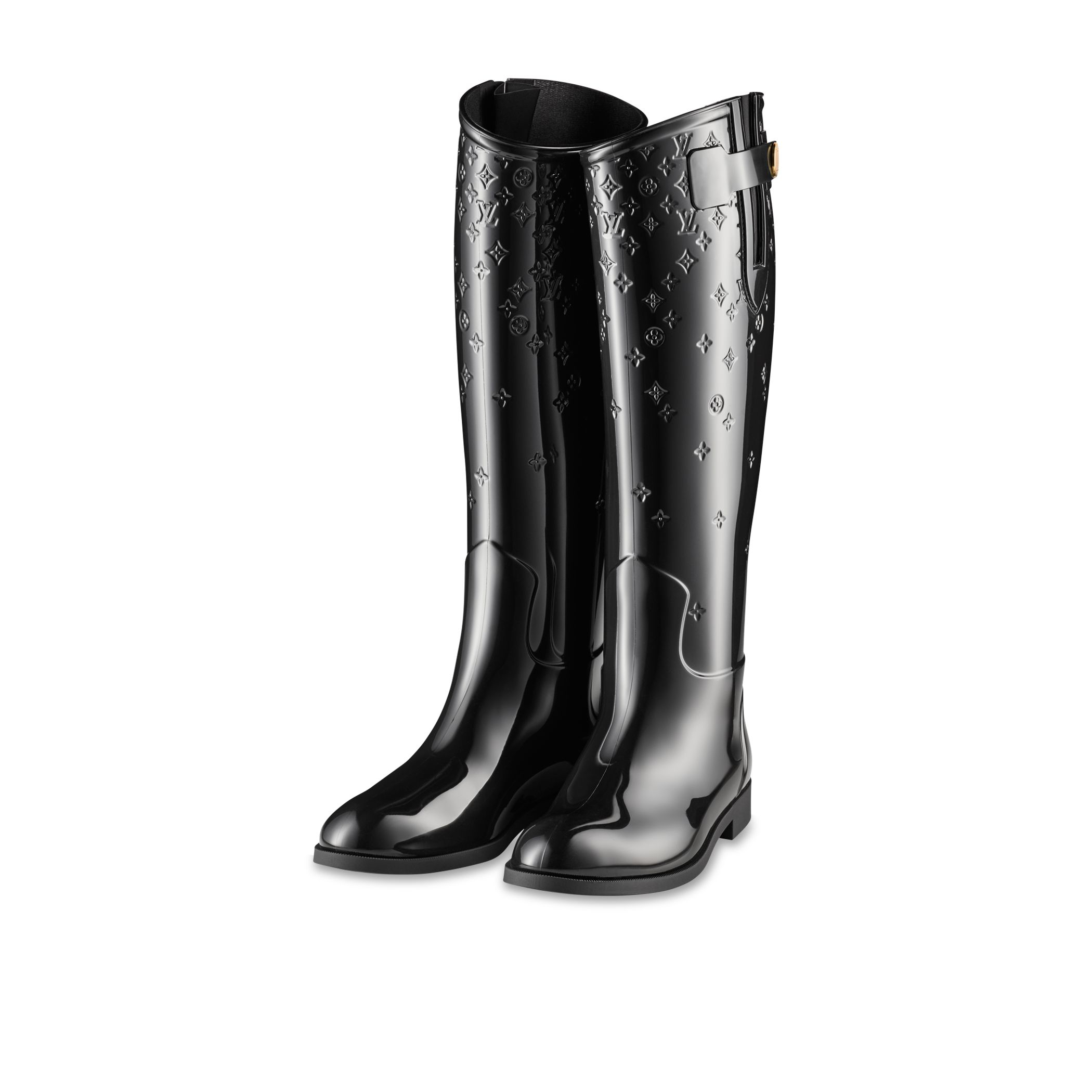 flat long boot