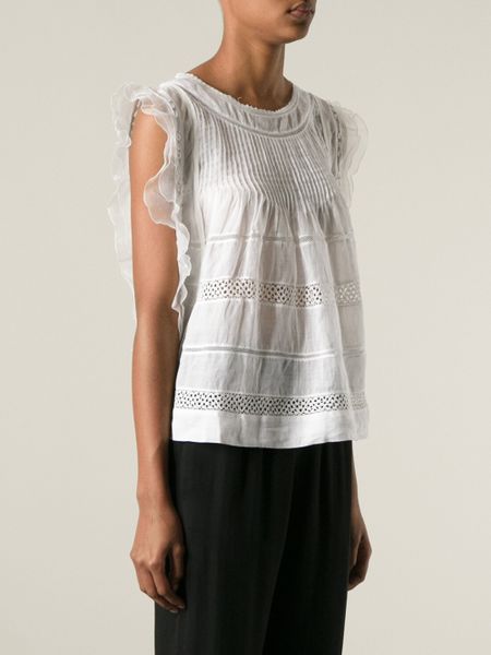 Isabel Marant Ojima Top in White | Lyst