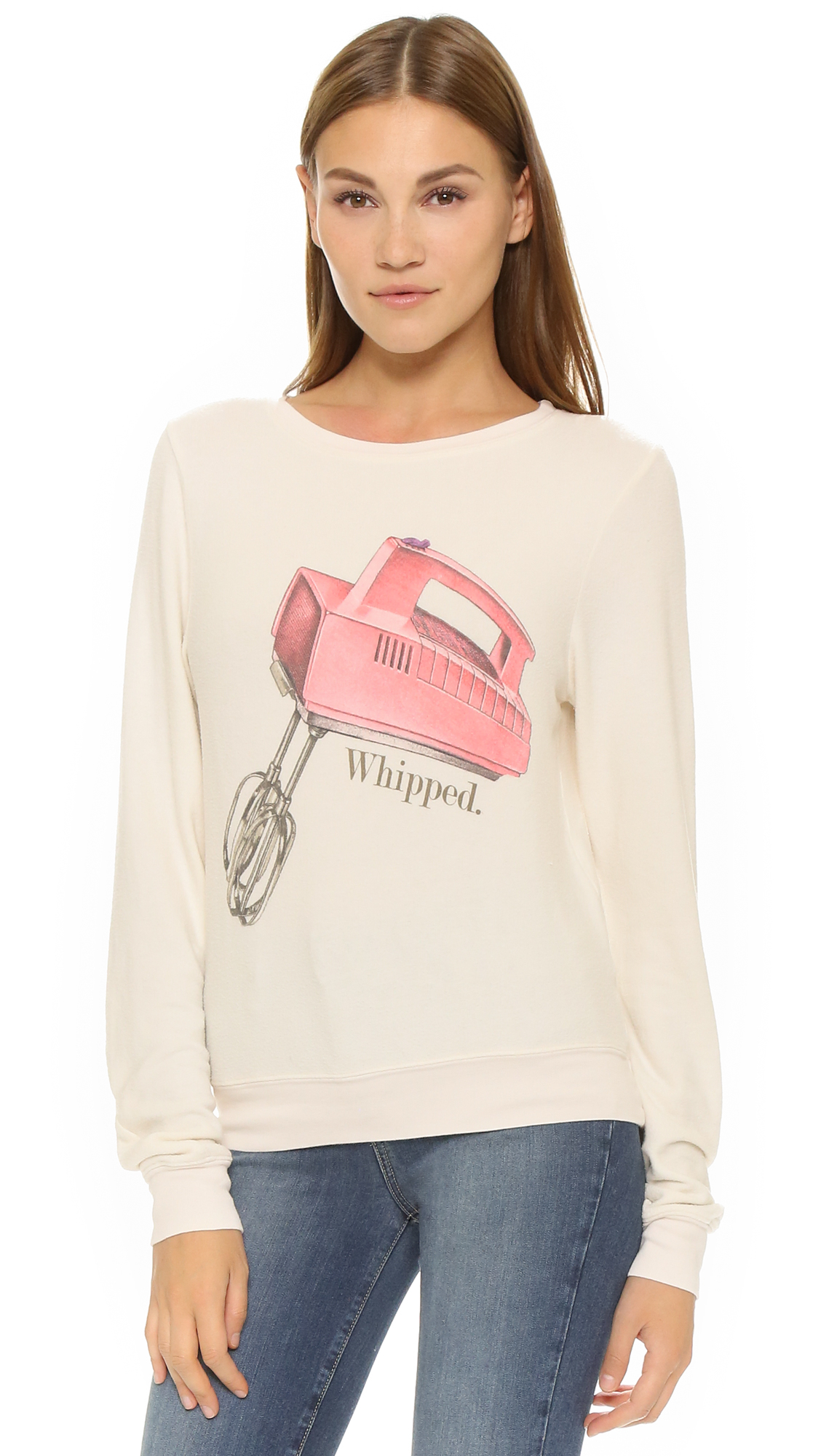 Lyst - Wildfox Whipped Sweatshirt in Pink