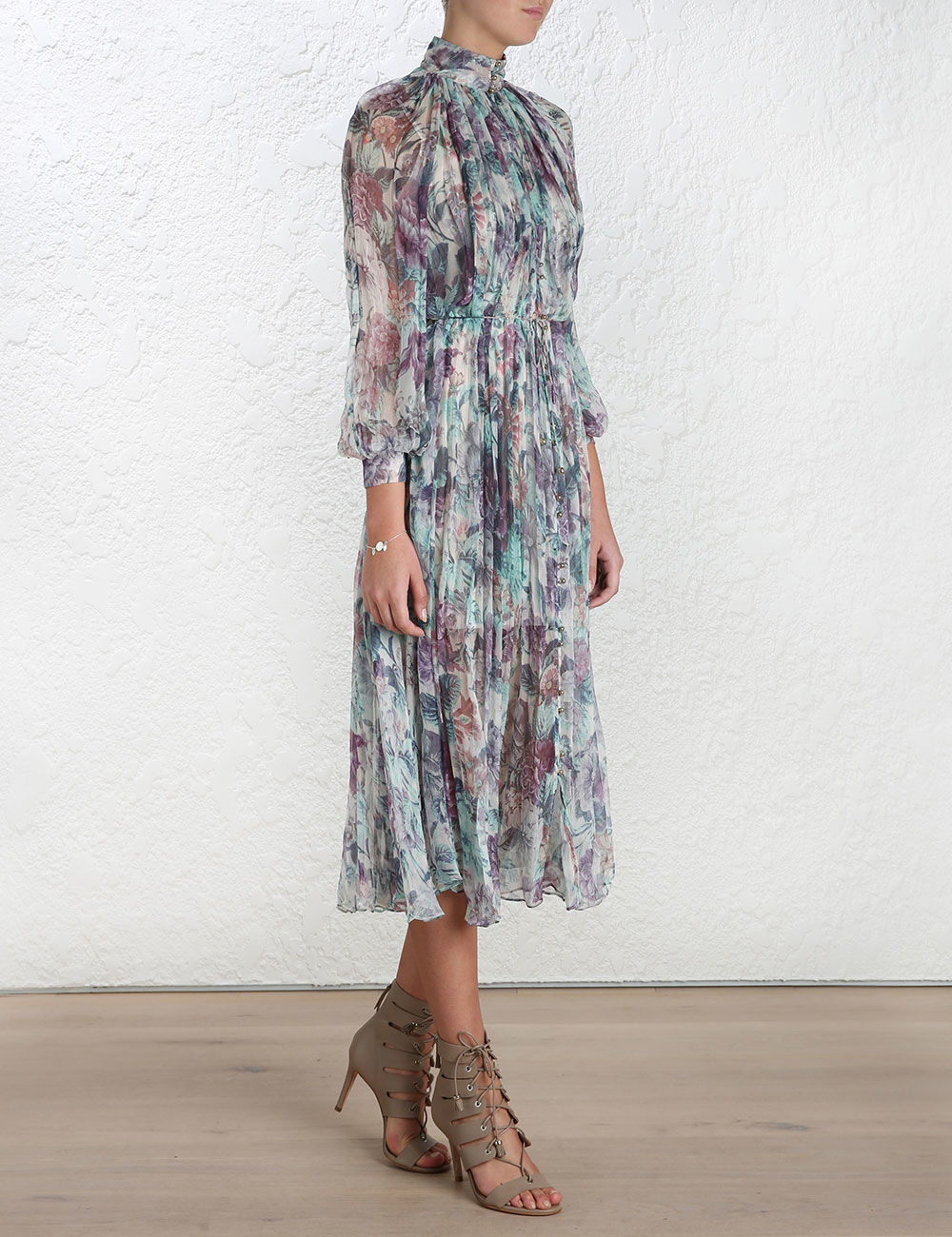 Lyst - Zimmermann Rhythm Smock Dress in Purple