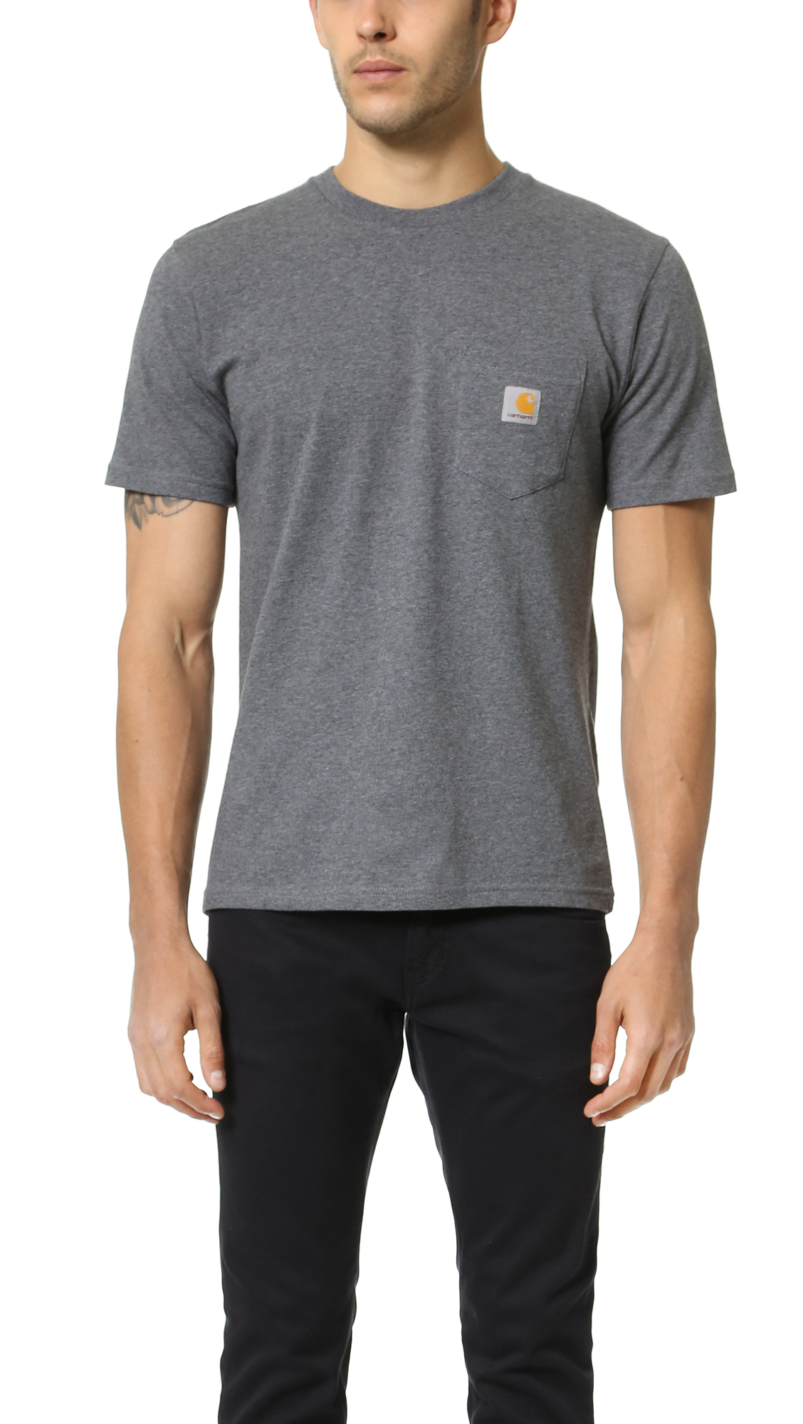 Lyst - Carhartt Wip Pocket T-shirt in Gray for Men