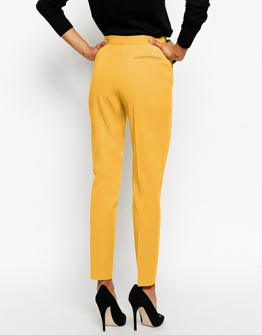 bright yellow trousers