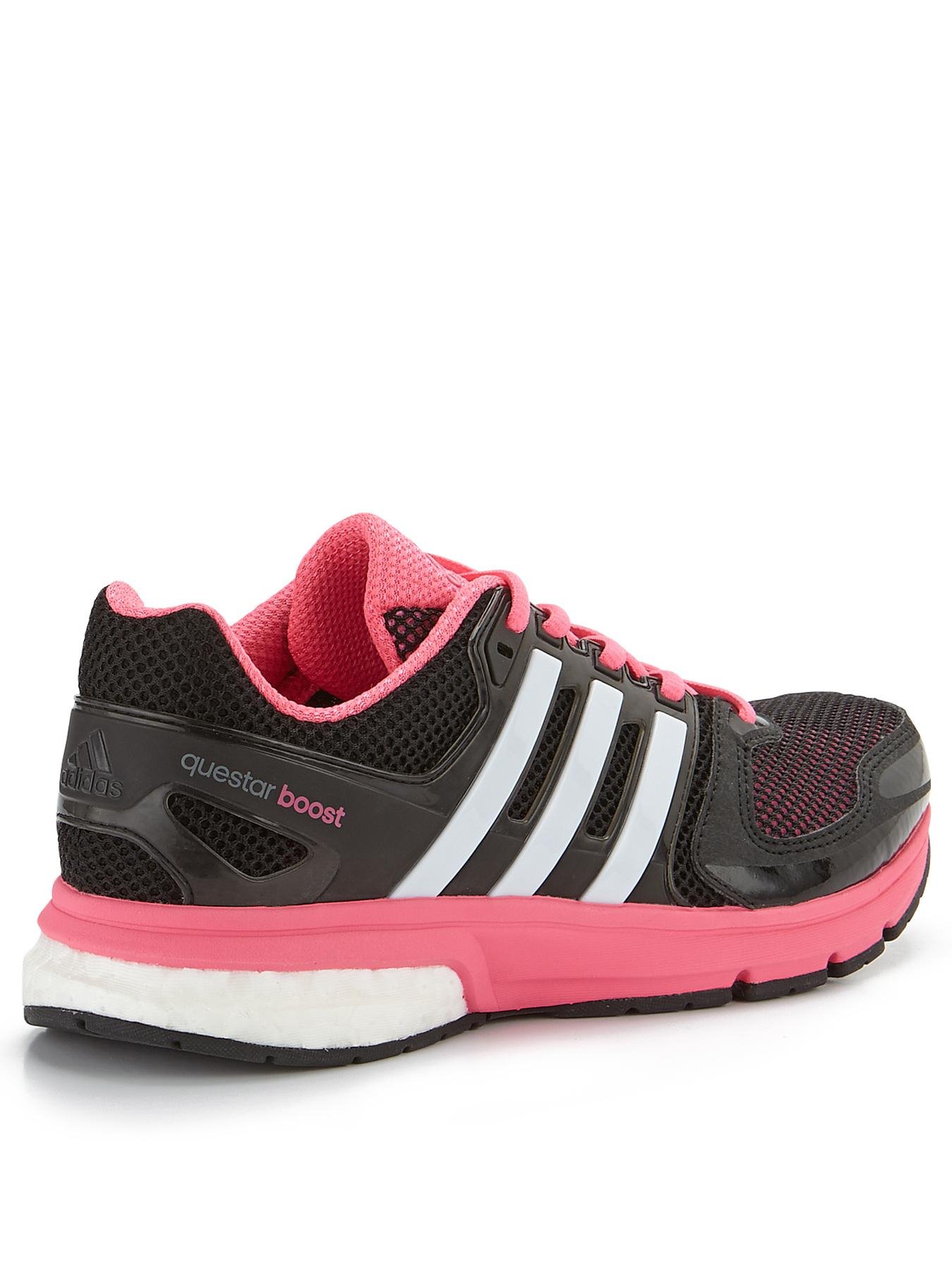 adidas boost black and pink