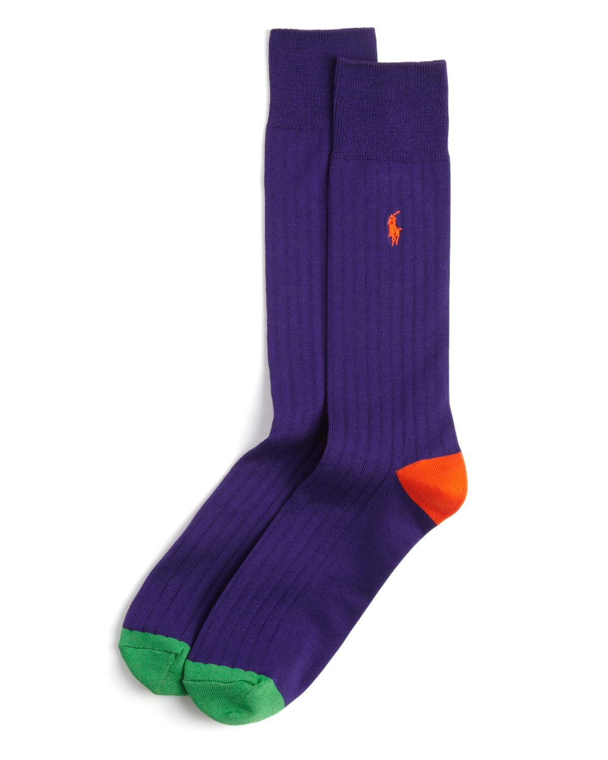 purple sock heels