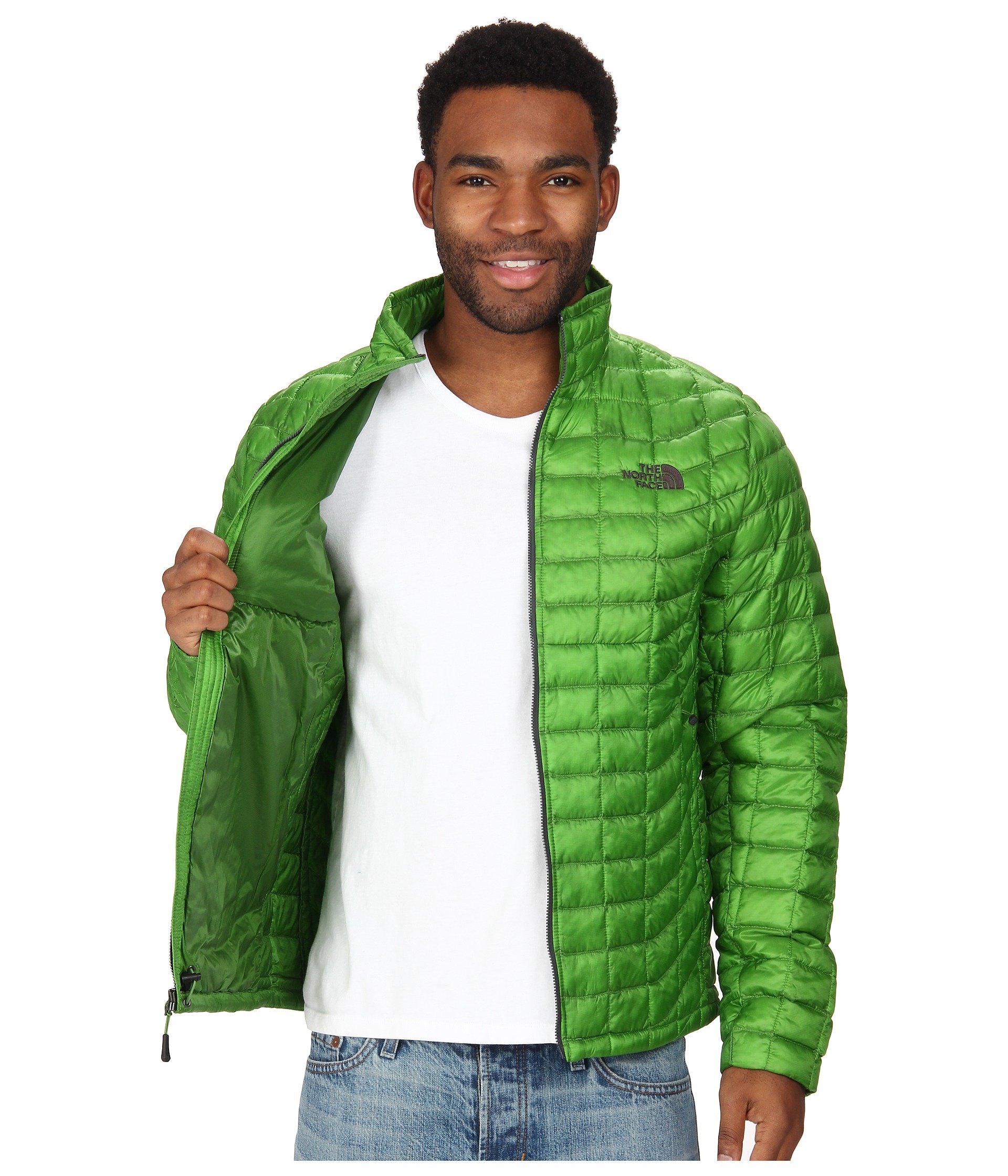 the north face green coat