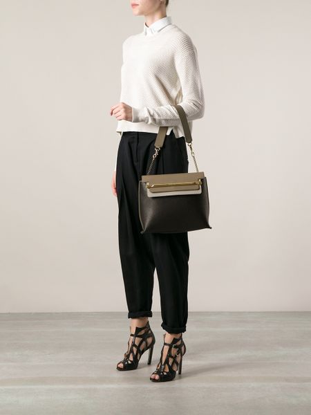 Chloé Medium 'Clare' Shoulder Bag in Black | Lyst