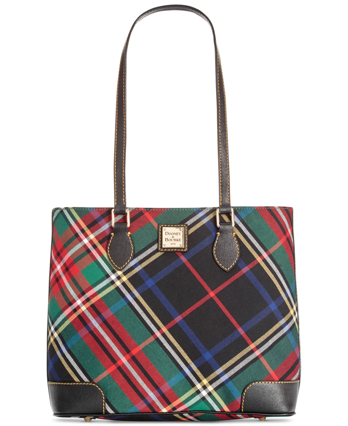 Lyst - Dooney & Bourke Tartan Richmond Shopper in Green