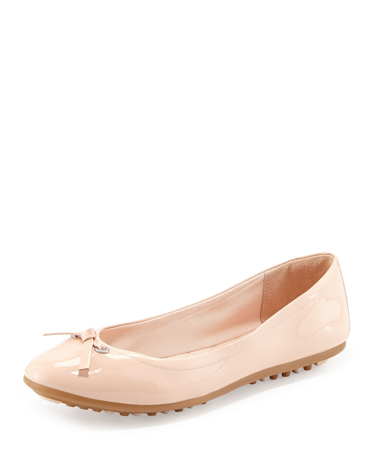 lyst cole haan juliet escape leather ballet flats in pink lyst cole haan juliet escape leather ballet flats in pink