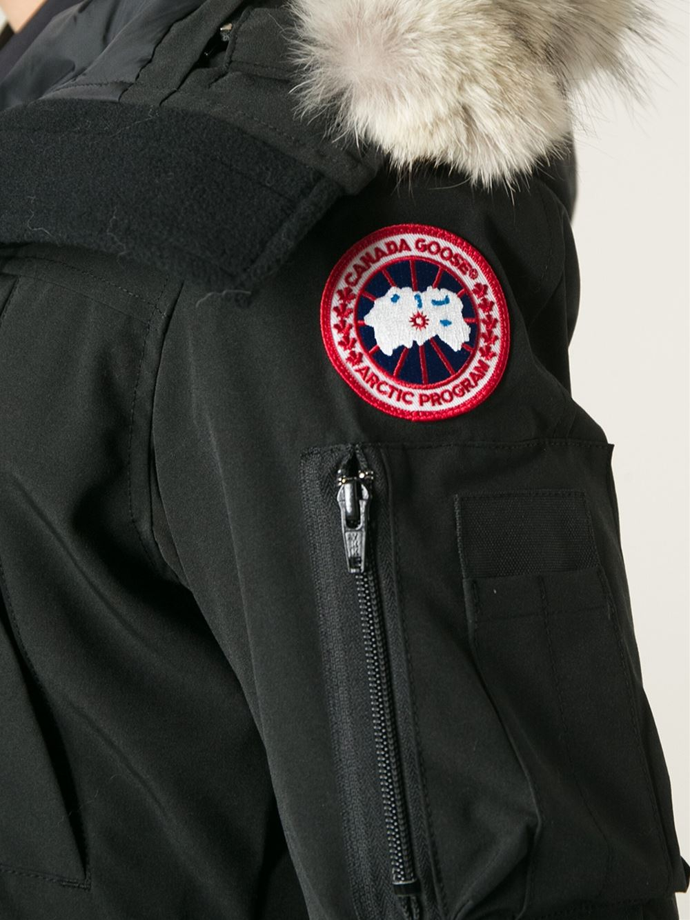 canada goose logo right or left arm canada goose logo right or left arm