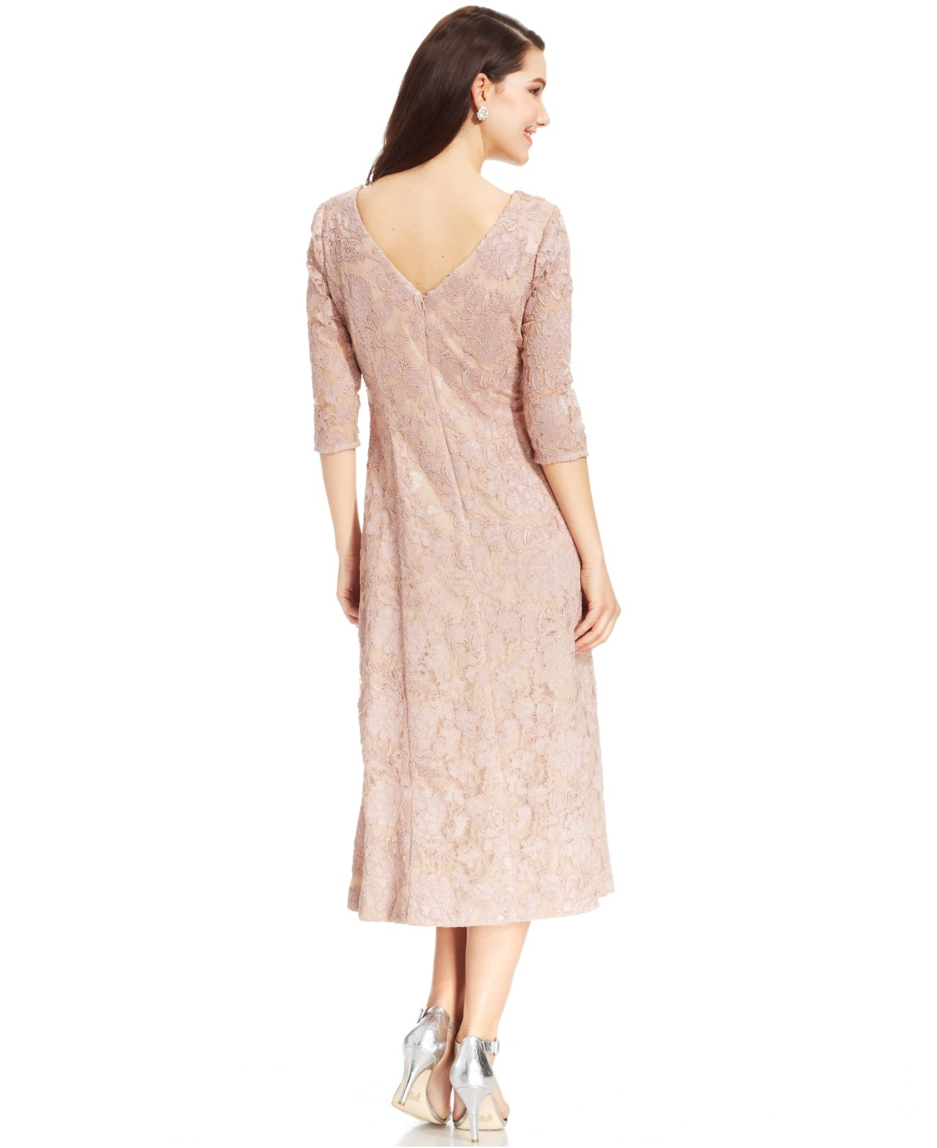 Alex Evenings Tea Length Dress
