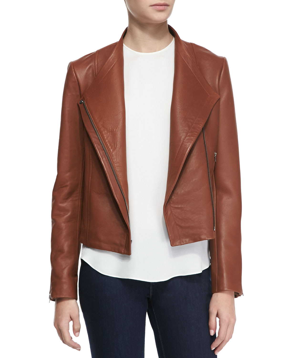 Theory fram ford leather jacket #9