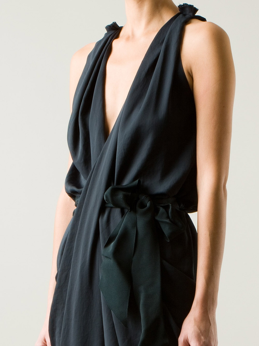 draped jumpsuit