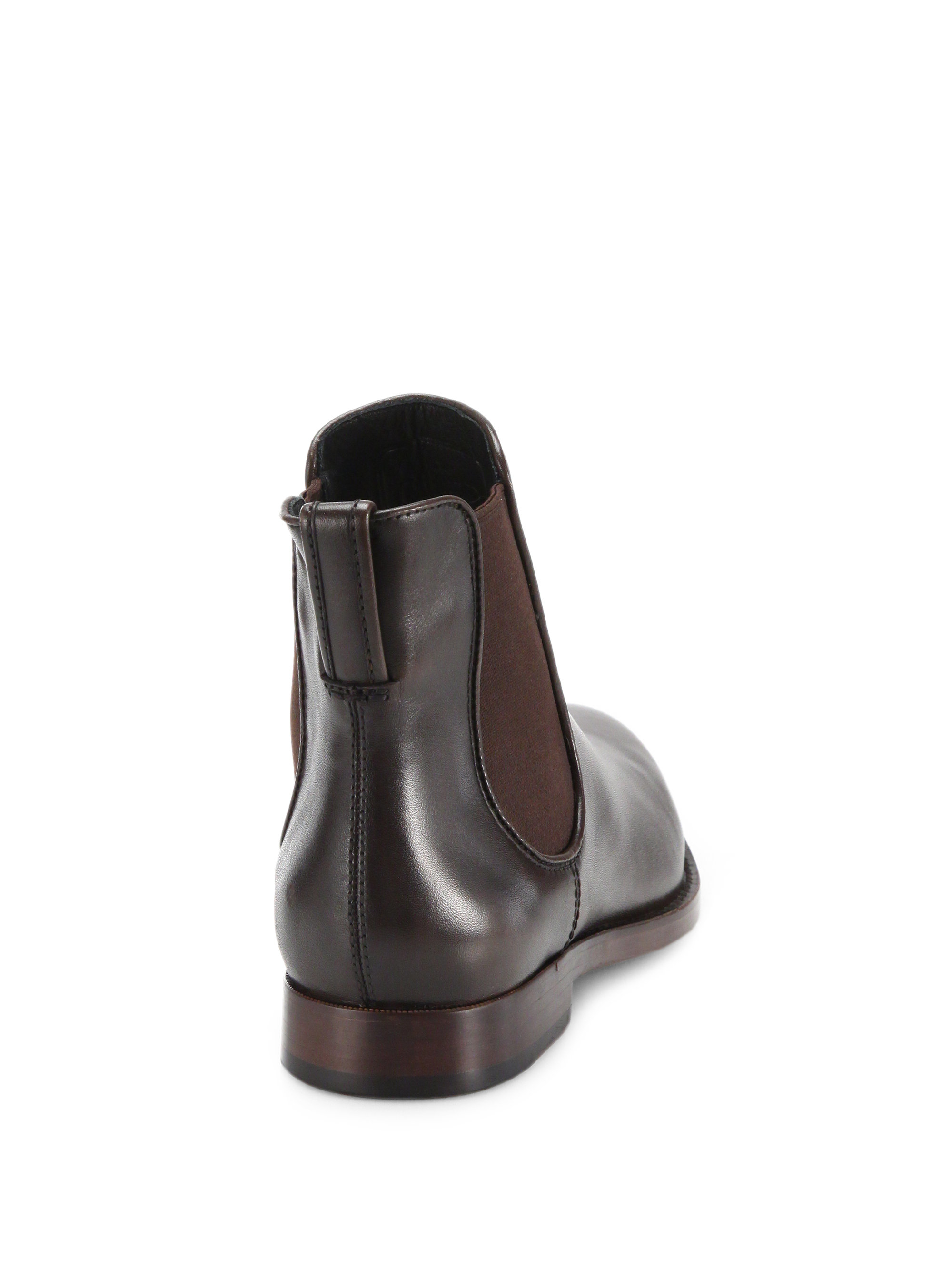 coach leather brown boots
