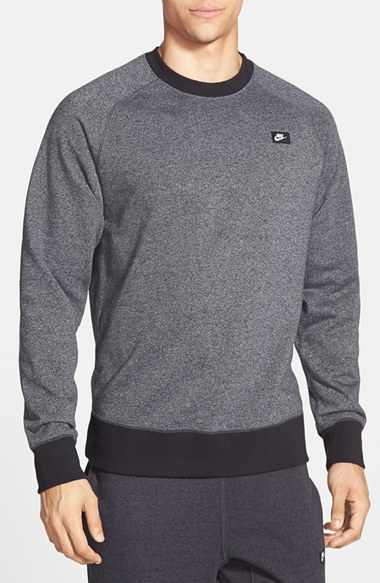 Nike NSW Festival French Terry Crewneck Dark Smoke Grey | SPECTRUM