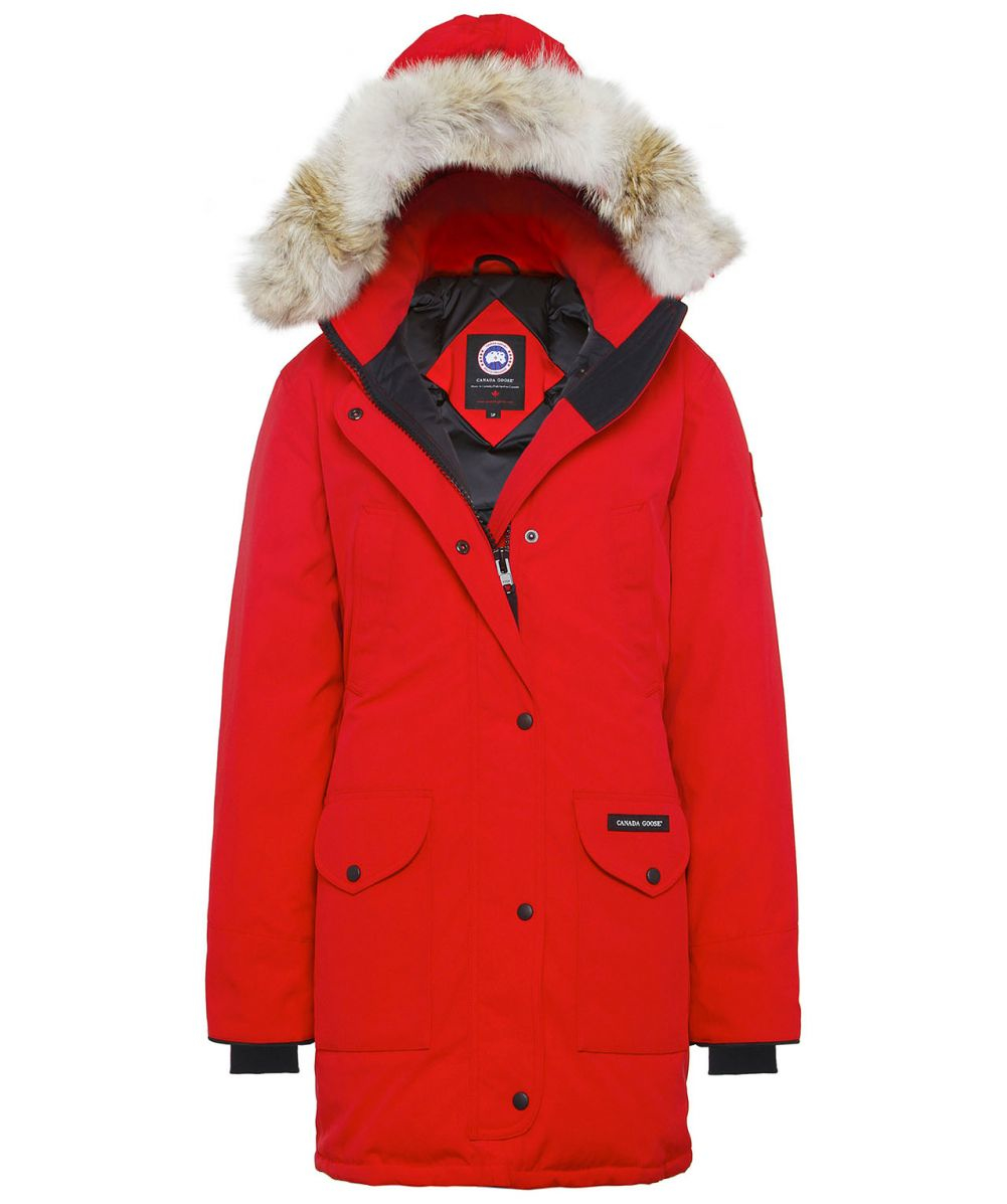 Canada goose Trillim Parka Coat in Red | Lyst