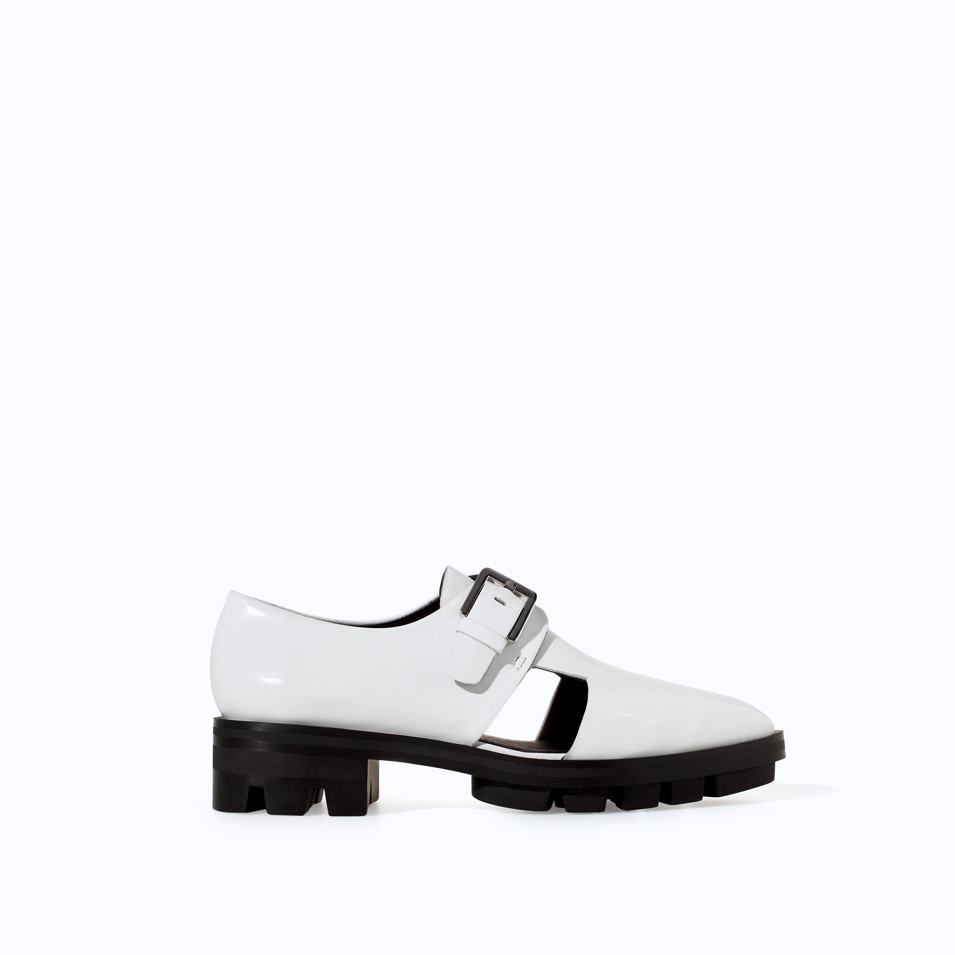 zara white slip on shoes