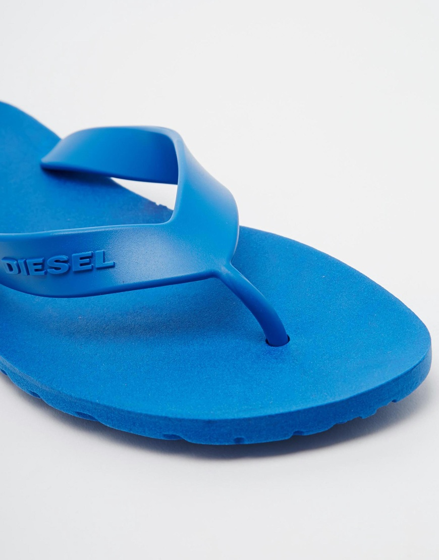 diesel splish flip flops