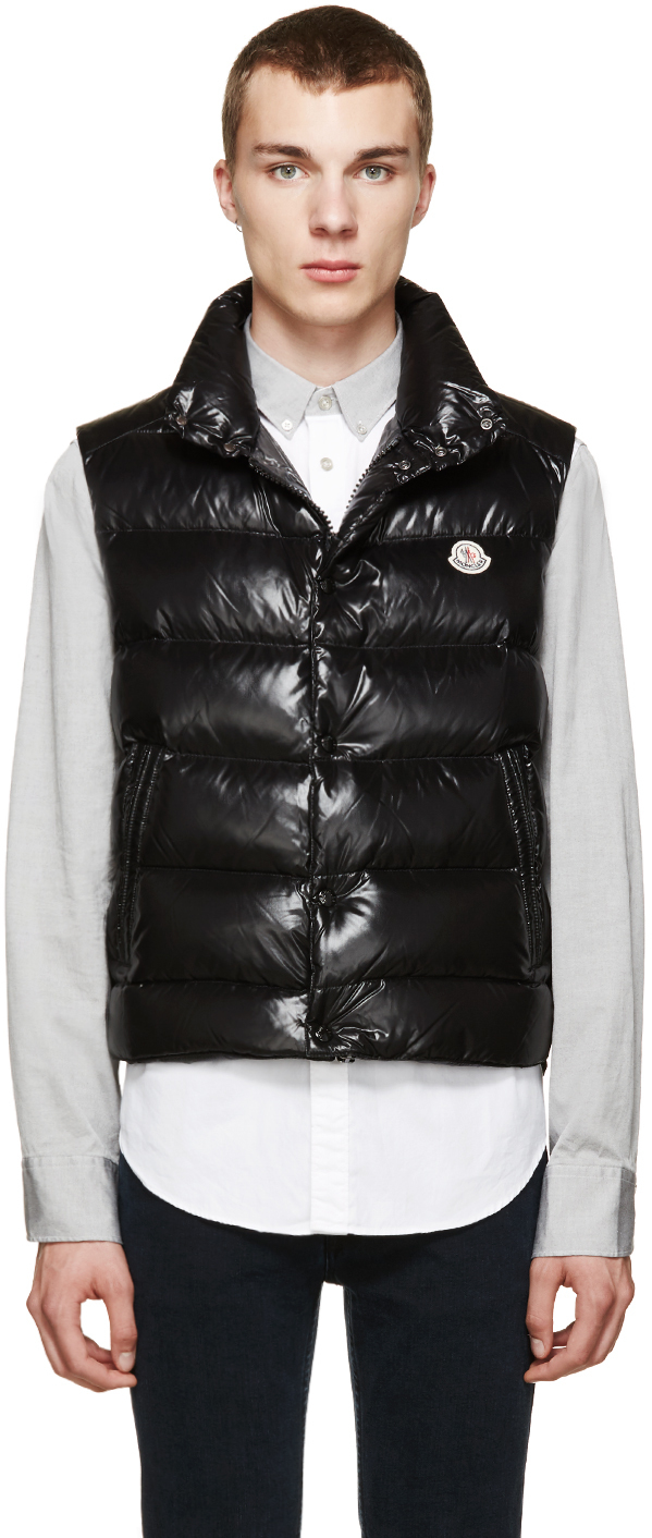 moncler tib puffer vest black moncler tib puffer vest black