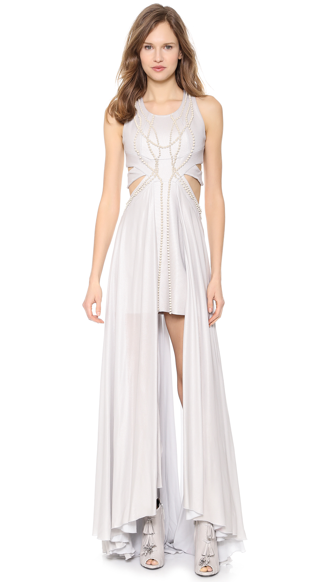 gown grey