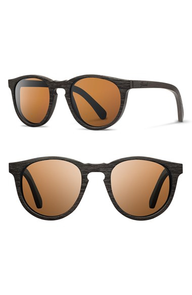 Shwood 'belmont' 48mm Polarized Wood Sunglasses