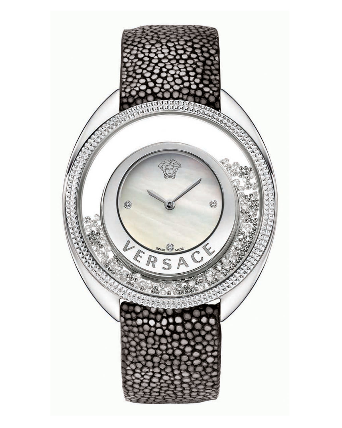 Versace Womens Destiny Precious Motherofpearl Watch Gray in Gray (pearl) Lyst