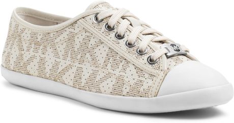 Michael Kors Michael Kristy Sneakers in Beige (Vanilla) | Lyst