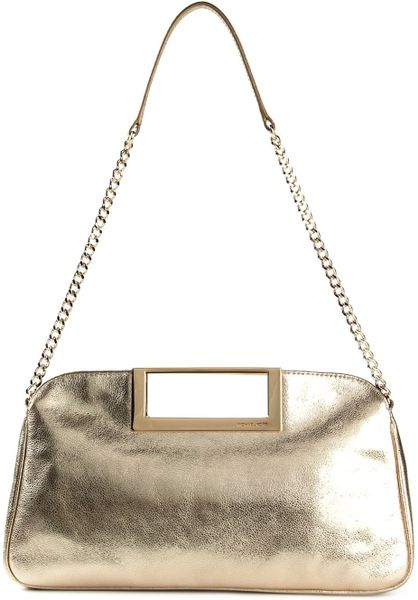 Michael Michael Kors Large 'Berkley' Clutch in Gold (metallic) | Lyst