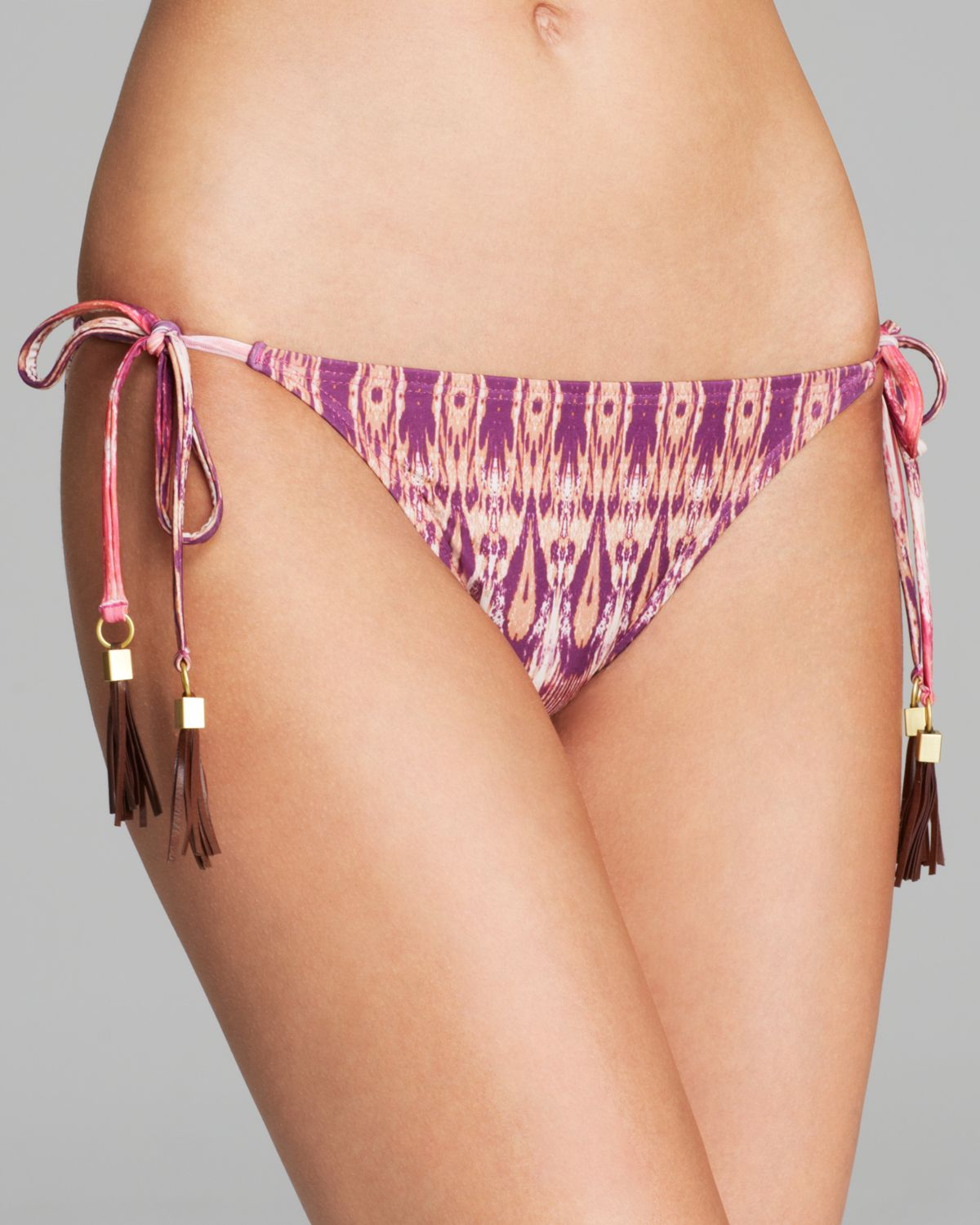 Lyst Pilyq Bohemian Rhapsody Tie Side Tassel Bikini Bottom