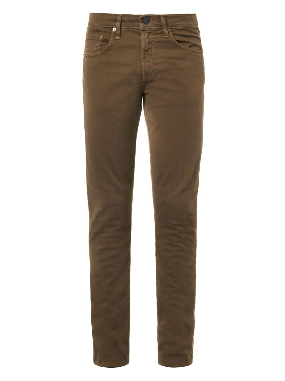 J brand Mick Skinny-leg Jeans in Brown for Men | Lyst