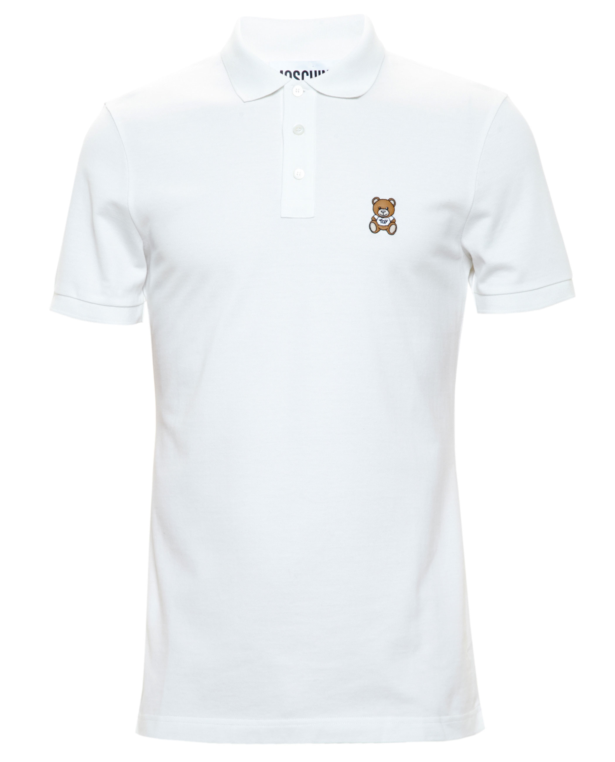 Moschino Teddy Bear Polo Shirt in White for Men | Lyst